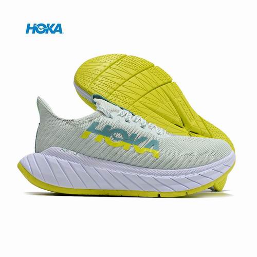 Cheap Hoka Carbon X 3 Men Women Running Shoes Green -05 - Click Image to Close